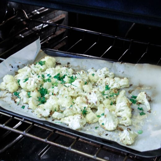 Cauliflower. Oven