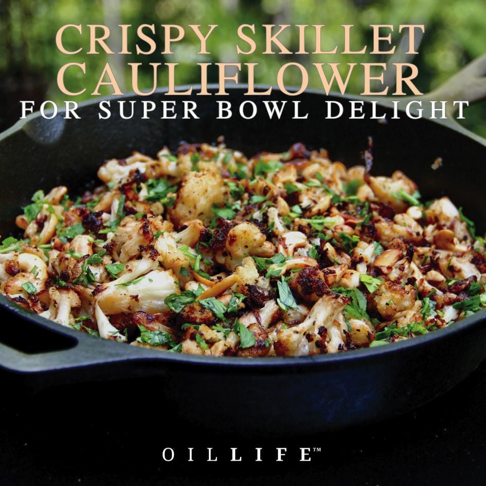 Crispy Skillet Cauliflower for Super Bowl Delight OL